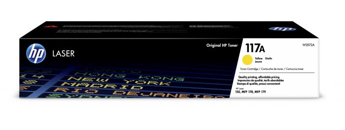 HP TONER 117A YELLOW (W2072A)