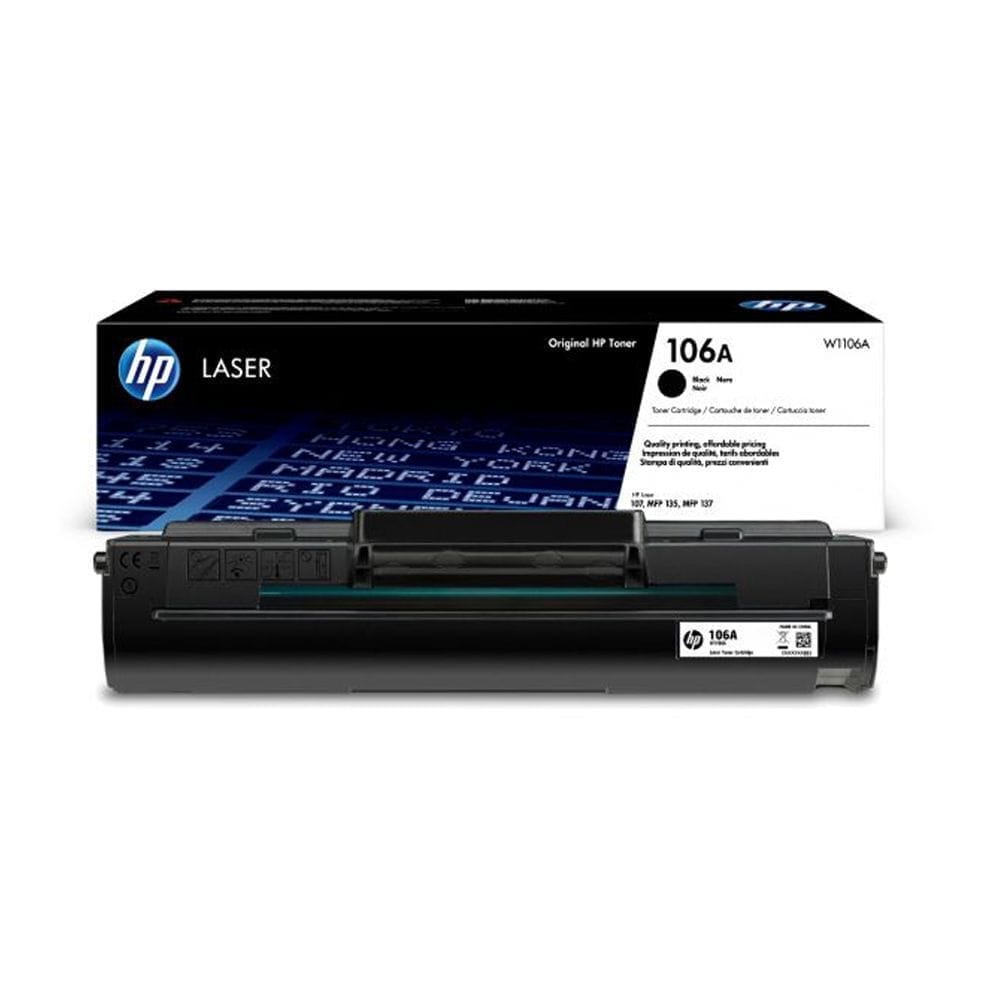 HP 106A HP 106A Black (W1106A) Original Laser Toner Cartridge - Image 1