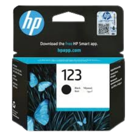 HP 123black HP 123 Black Original Ink Cartridge F6V17AE - Image 1