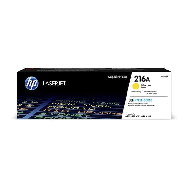 HP 216A Yellow (W2412A) Original LaserJet Toner Cartridge HP 216A Yellow (W2412A) Original LaserJet Toner Cartridge - Image 1