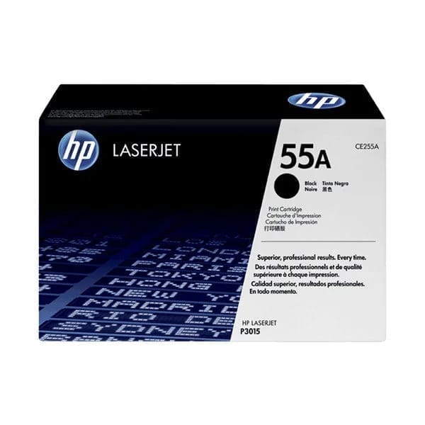 HP 55A HP 55A Black (CE255A) Original LaserJet Toner Cartridge - Image 1